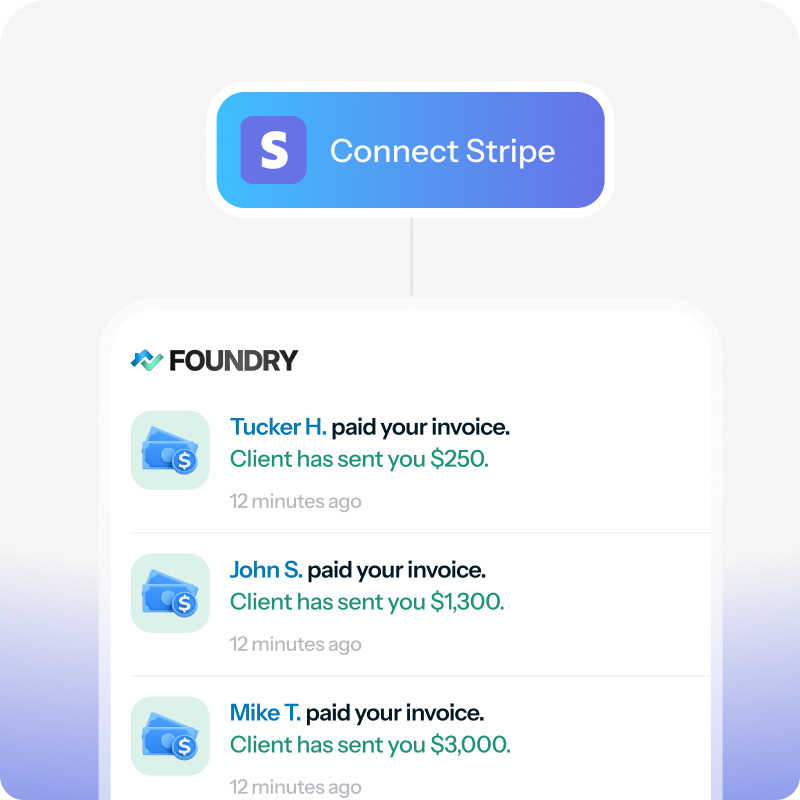 Receive payments via Stripe